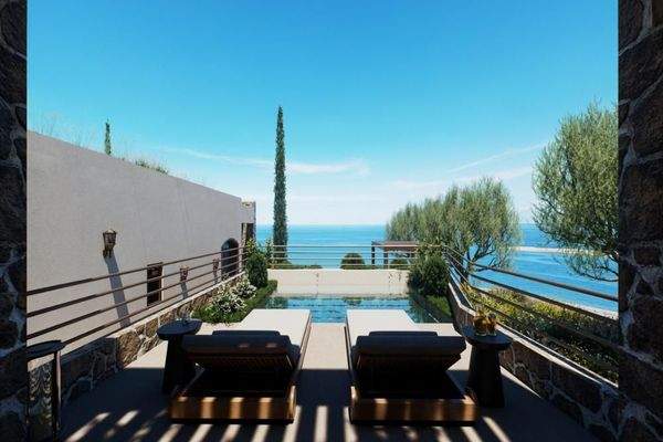 Nordkreta, Plaka: Neubau-Projekt! Traumhafte Villen mit Pool und Meerblick zu verkaufen