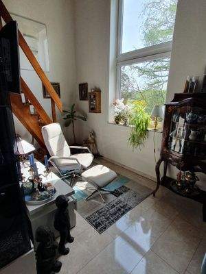 Treppenaufgang zum Dachboden