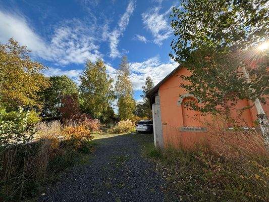 Ausblick zur Kegelbahn