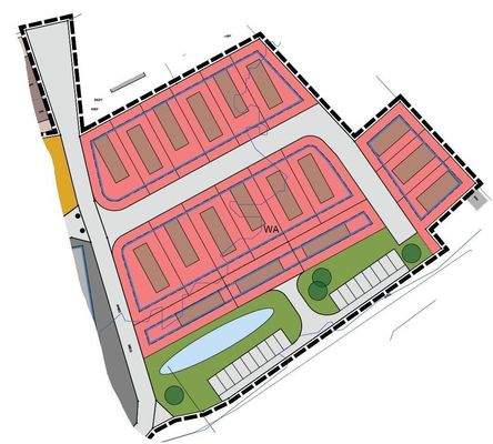 Grundstücke Anordnung