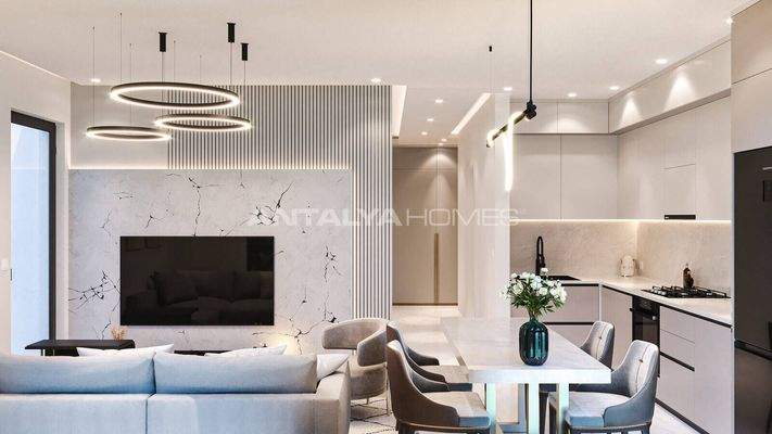 Apartments for Sale 300 M from the Sea in Alanya