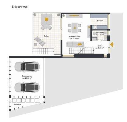 Grundriss Erdgeschoss