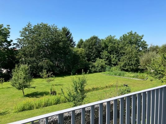 Ausblick vom Balkon