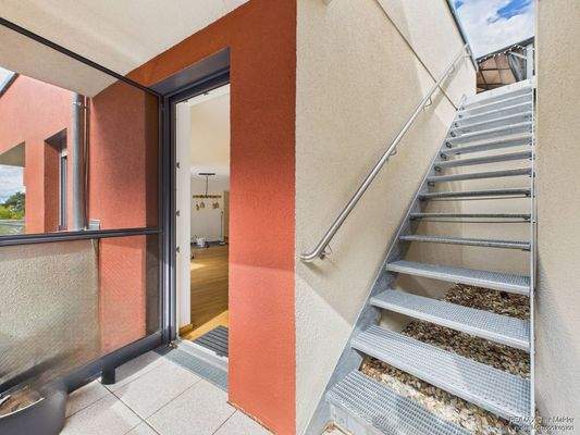 Aufgang zur Terrasse