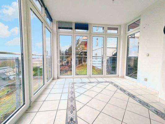 Der Wintergarten mit fantastischem Panoramablick