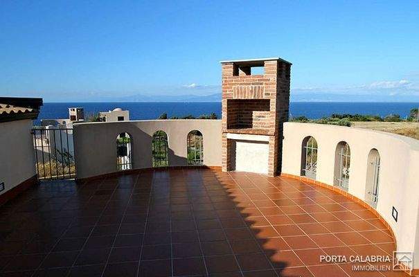 Dachterrasse mit wunderschönem Meerblick