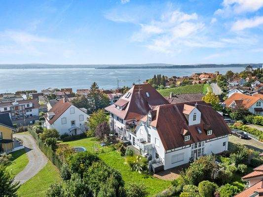 Luftaufnahme Richtung Bodensee