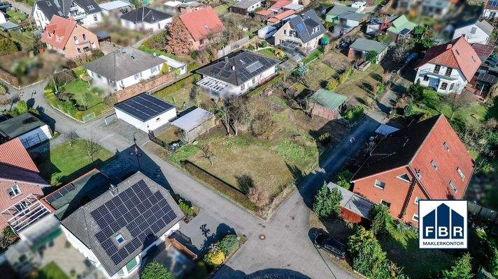 Vogelperspektive Grundstück