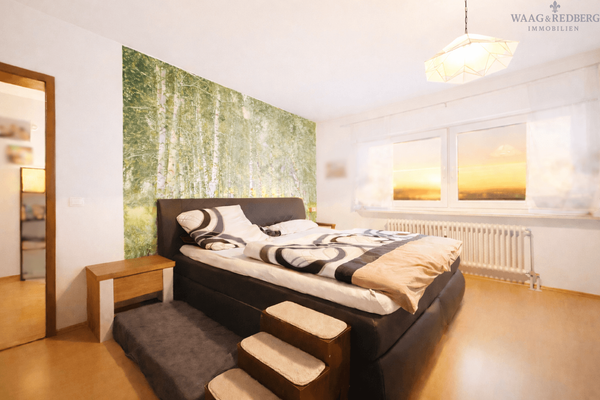 Schlafzimmer im ist-Zustand