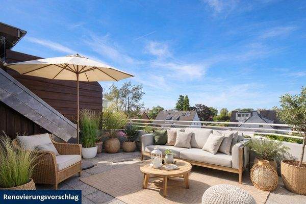 Dachterrasse Einrichtungsbeispiel