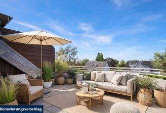 Dachterrasse Einrichtungsbeispiel