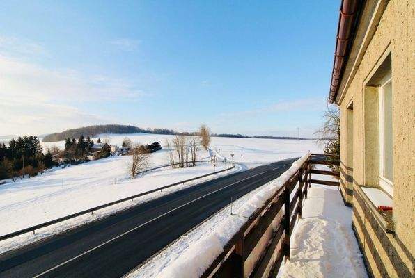 Weitblick vom Balkon