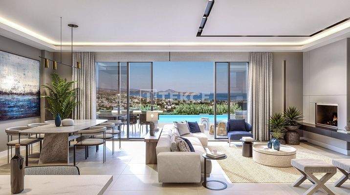 Detached Stone Villas with Sea Views in Bodrum Muğla