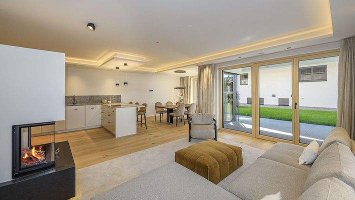 KITZIMMO-Luxuriöse Gartenwohnung mit eigenem Wellnessbereich - Immobilien Brixen.