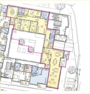 Grundriss Tagespflege Atrium