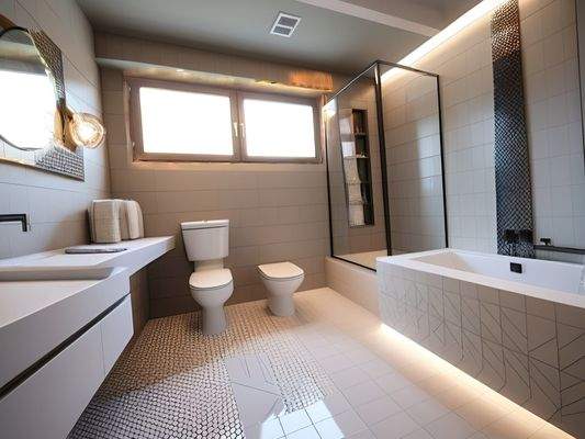 Einrichtungsbeispiel: Badezimmer modernisiert