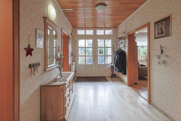 Der Eingangsbereich der Erdgeschosswohnung