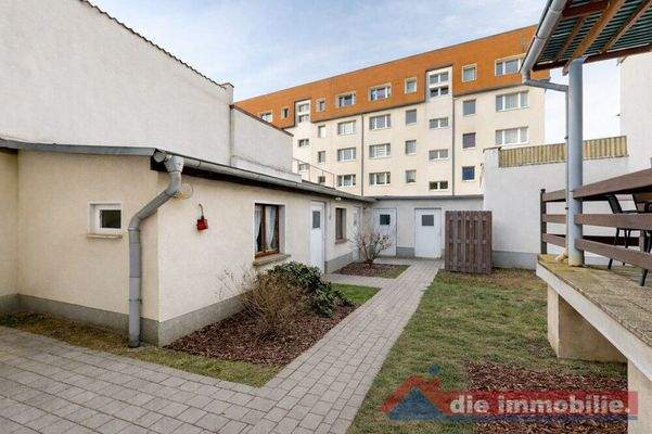 Innenhof mit Nebengelass und zusätzlichem Nutzungspotenzial