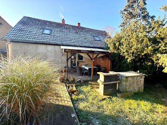 Blick auf die Terrasse