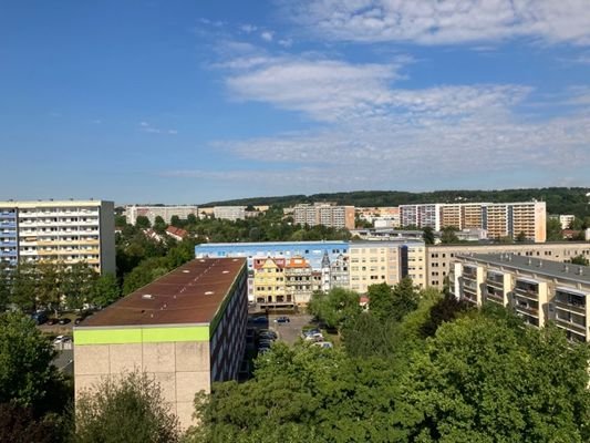 Ausblick Balkon Osten