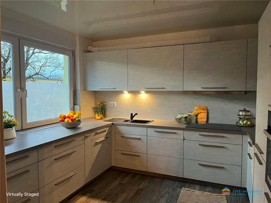 Küche - virtually staged