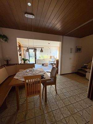 Essbereich Blick Wohnzimmer