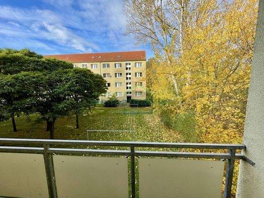 Blick vom Balkon