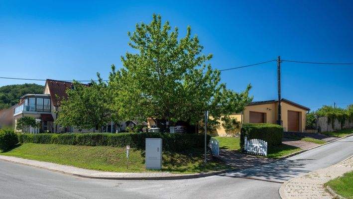 Blick auf das Grundstück von der Ortsstraße