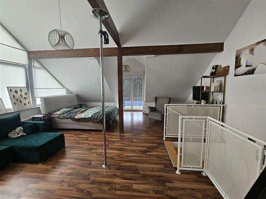 Ausgebauter Loft Dachboden 