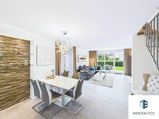 Wohnzimmer Musterhaus