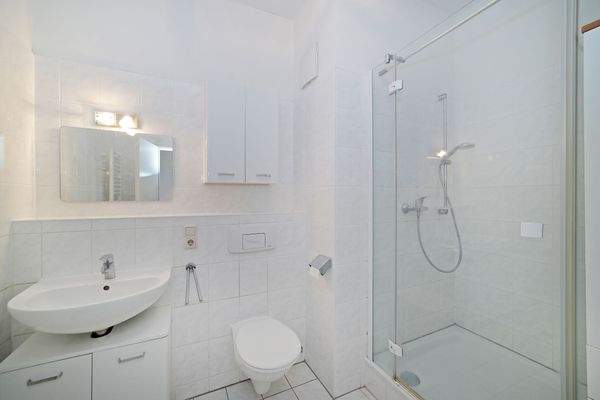 Duschbad im Dachgeschoss