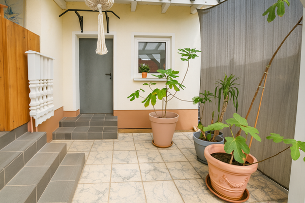 Übergang zum Garten