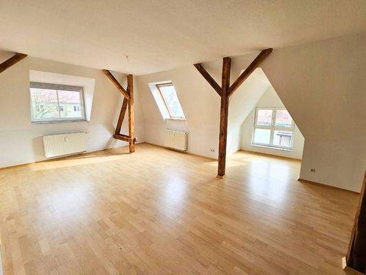 Ansicht I: Wohn- und Esszimmer