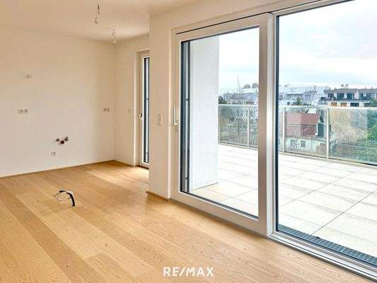 Wohnküche, Terrasse