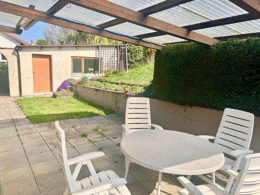 Terrasse im Innenhof