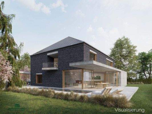 Grundstück mit geplanter Villa, Immobilien-Kurz-Salzburg