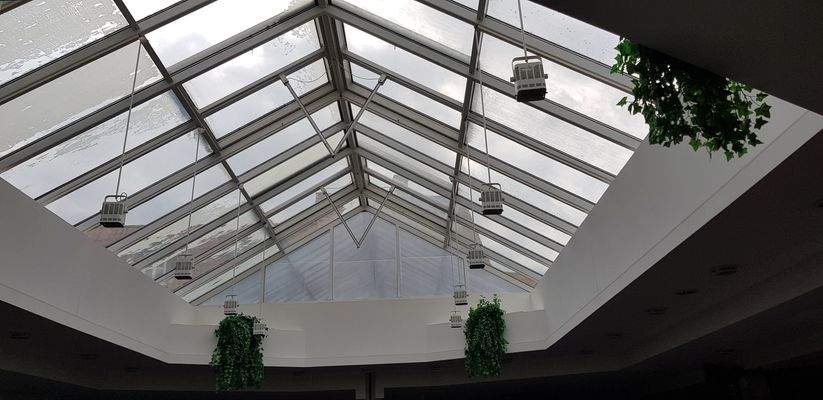 Lichtkuppel mit viel Tageslicht