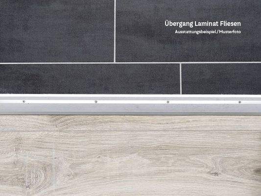 Musterfoto - Übergang Laminat Fliesen