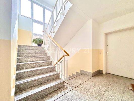 Einladendes Treppenhaus