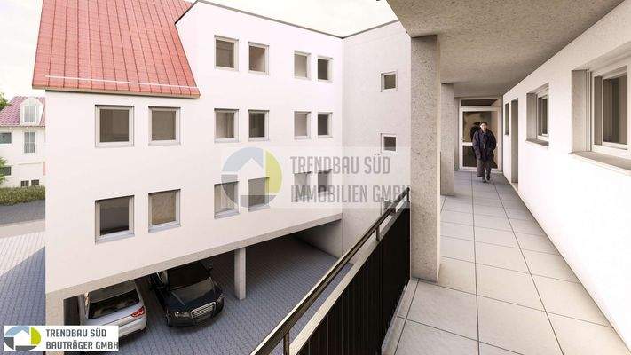 Ersingen_3D Ansicht vom Laubengang