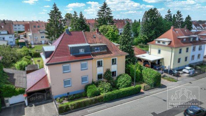 Luftaufnahme Straßenansicht