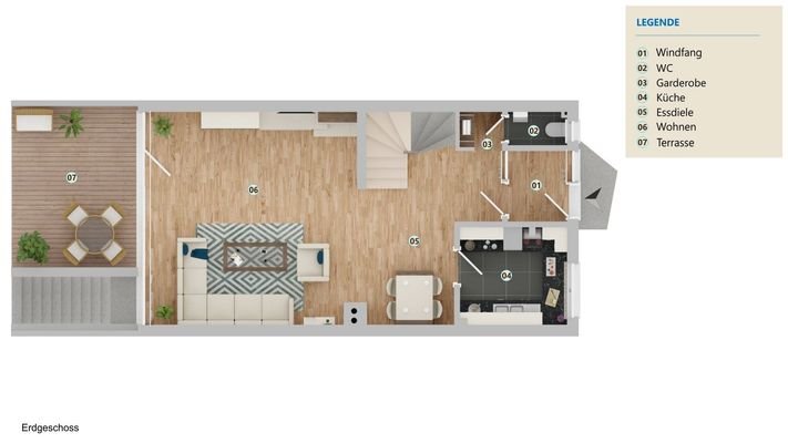 Grundriss Erdgeschoss