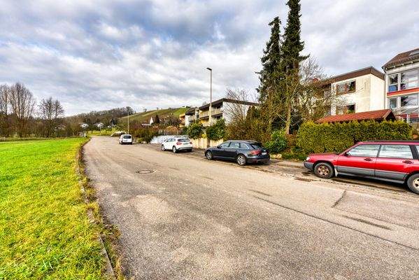 Haus &amp; Straße v. Süden