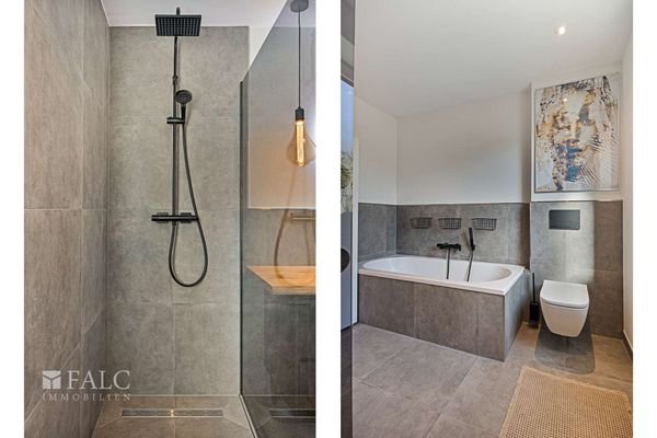 Bad mit Dusche _ Wanne