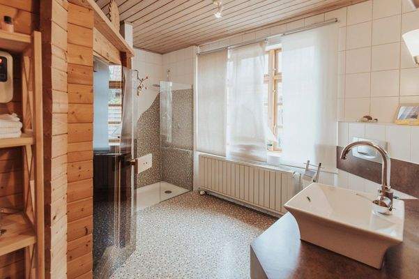 Duschbad mit Sauna 