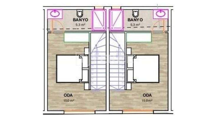 New Villas with Pool and Terrace Near the Sea in İzmir