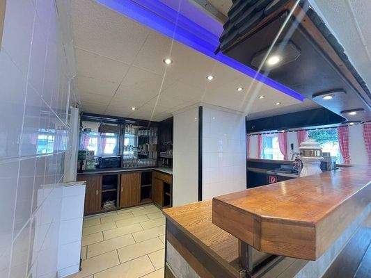 Hintere Bereich Theke