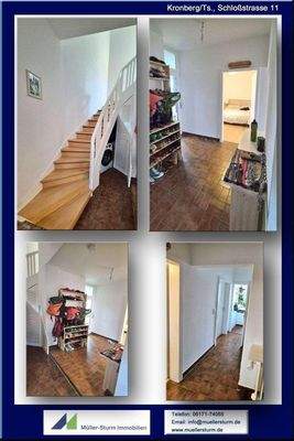 Kronberg  Schloßstrasse 11 06 Flur Schlafen EBK 1.