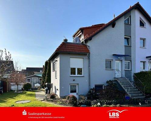 Doppelhaushälfte - Gartenansicht