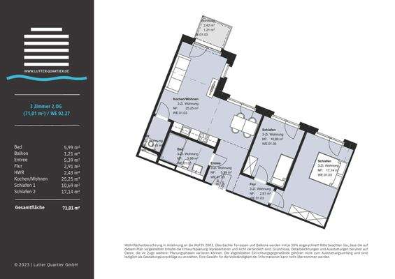 Wohnung 27 Lutter-Quartier